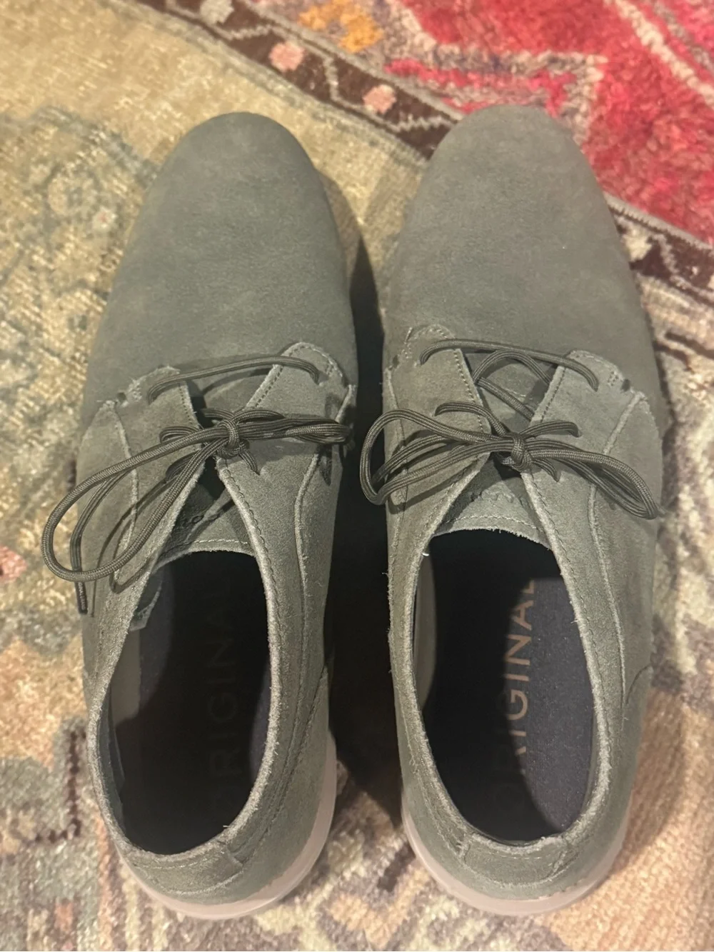 Cole Haan Men's Suede Chukka Boots in Olive